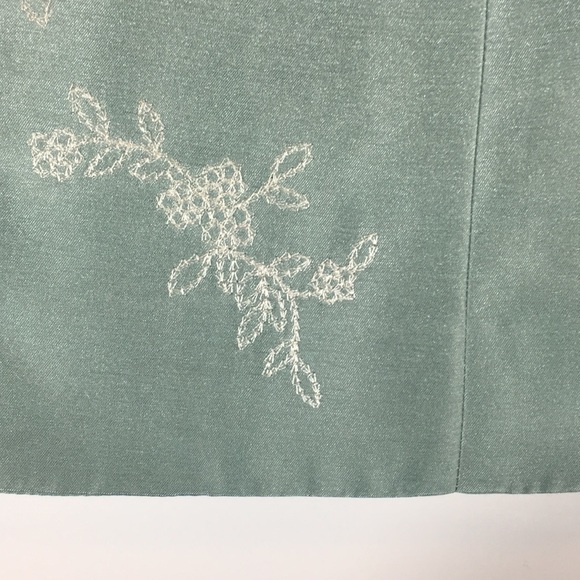 JESSICA HOWARD Embroidered Mandarin Style Silk-Look Evening Special Occasion - Picture 10 of 15